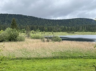 Lac des Rouges-Truites et lac à la Dame