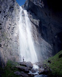 La Vallée d'Estours - Cascade d'Arcouzan