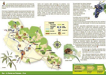 Le sentier des Fontaines : Saix