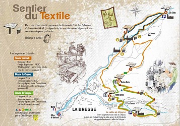 Trail of textile