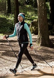 Marche nordique : parcours bleu clair Saintigny UFOLEP