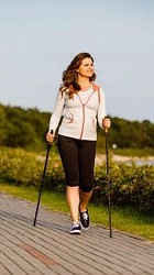 Marche nordique : parcours bleu foncé Saintigny UFOLEP