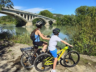 Mountain bike trail - Confluence du Rhône