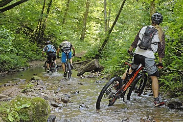 Circuit Sportif noir n°5 - VTT noir Sur le plateau vers Villevayre et vallée de la Jouyre - Najac