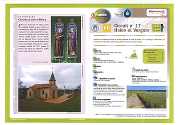 Circuit pédestre 17 haies et vergers - 12 km