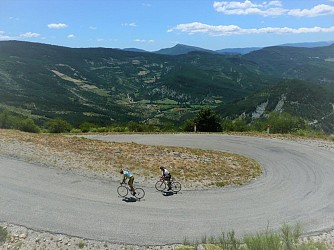 A l'assaut de la Drôme à vélo