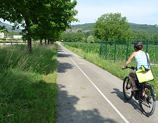 Cycling itinerary: Le Bourget du Lac to Yenne link