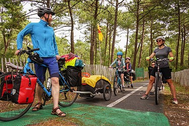 Tour de Gironde à vélo : étape 8 - Andernos-les-Bains / Lacanau Océan
