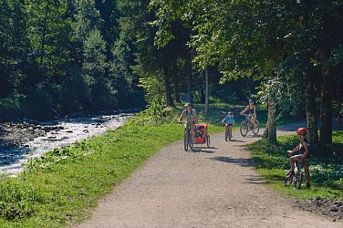Promenade dans le parc des Dérêches
