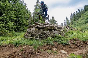 Downhill black du Loup - Downhill MTB Trail N°9