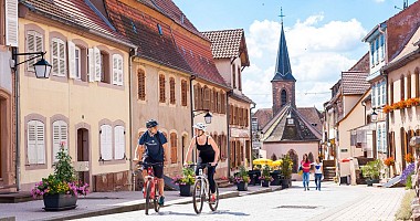 A vélo de Wingen sur Moder à La Petite Pierre