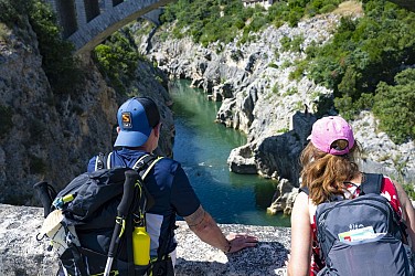DE MONTPELLIER À SAINT-GUILHEM-LE-DÉSERT SUR LE GR®653 VOIE D'ARLES VERS COMPOSTELLE