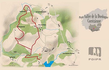 Le territoire de l'ancienne commanderie de Puy de Noix