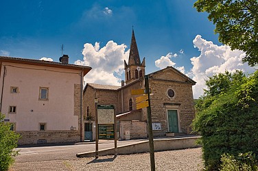 Randonnée pédestre autour de l'église de Vermelle