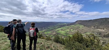 Les corniches du cirque de Saint-Beaulize