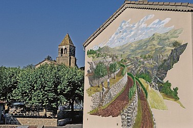Meyras Neyrac-les-Bains, entre fresques et thermes