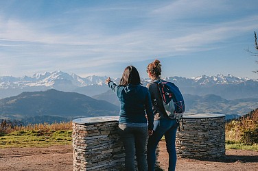 Tour du Léman -  GR 5 - Itinéraire secondaire - Etape Bonne - SuperSaxel