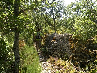Saignon, La Gardette path