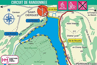 TOUR DU LAC DE LA MOUCHE - PR