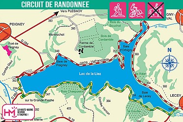 TOUR DU LAC DE LA LIEZ - PR