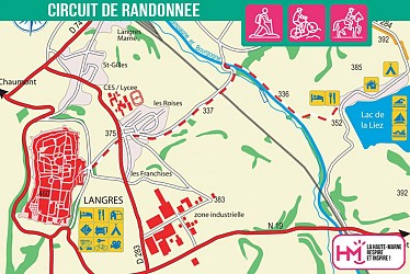 VOIE BLEUE DE LANGRES AU LAC DE LA LIEZ - PR