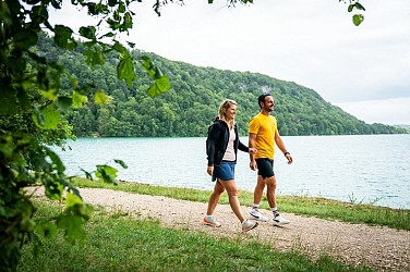 Tour du lac de Chalain par les berges