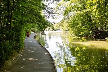 Parcours le long de la Promenade Paul Cézanne à Maisons-Alfort