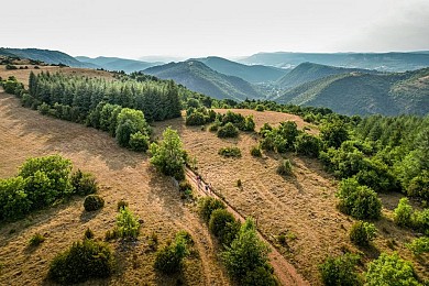 De Cornus à la Couvertoirade à pied