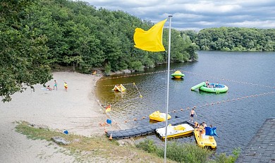 Le tour du Lac des Galens - travaux en cours s ...