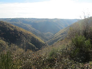 VTT FFCT du Carladez n°4 - Mayrinhac, balcon s ...
