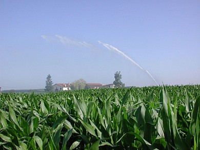 Lagruère, promenade sur les berges de Garonne