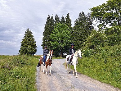Ouillon : chemin des bergers à cheval