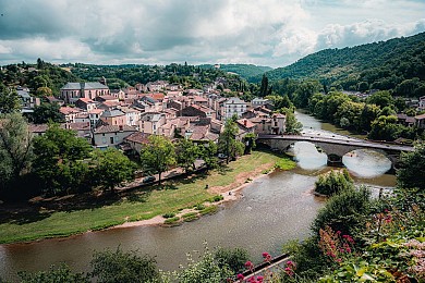 GR®36 de Conques à Toulouse, section de Najac  ...