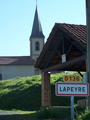 Chemin des lavoirs Lapeyre, Bernadets-Débat, Antin