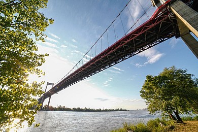 Circuit des cinq ponts à Bordeaux