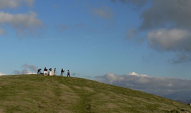 Crête et col d'Orgambideska