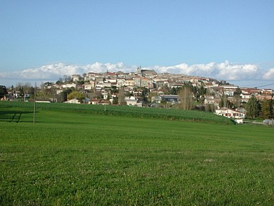 Monflanquin, la promenade des châteaux de la Lède