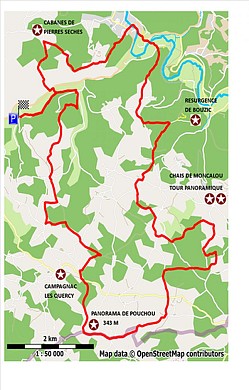 Rando VTT autour de Saint Pompon