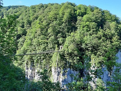 Olhadübi, par la passerelle d'Holzarte
