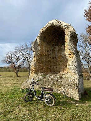 44 km via beautiful villages, Bazain, Lupiac,  ...