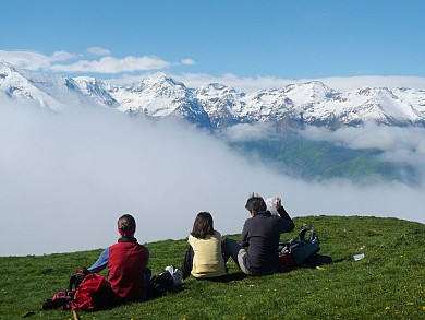 Soulane du Biros Col et Pic Arraing AR