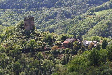 La vallée du Vernhou et Campels