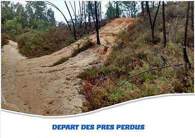 Tour de Donnezac à cheval au départ des Prés p ...
