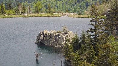 N°4- l'étang de Fage Belle depuis la station d ...