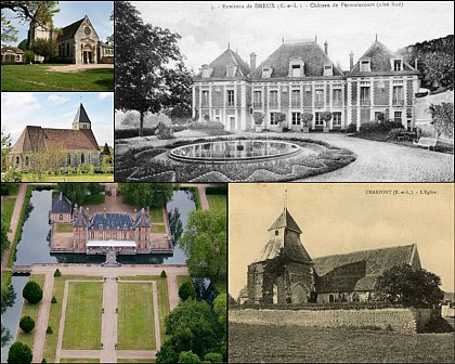 La Vallée Royale de l'Eure - Vélo route de Villemeux-sur-Eure à  Saint-Georges-Motel