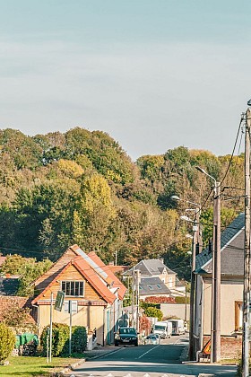 Dans la campagne près des muches