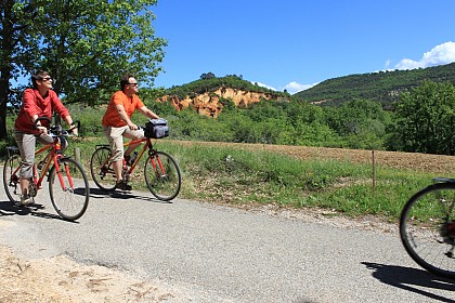 Les ocres en vélo