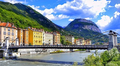 Mountain pass around Grenoble