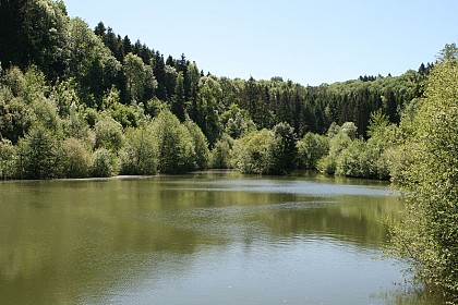 Circuit du barrage variante n°1 de la randonnée de la Trivalle