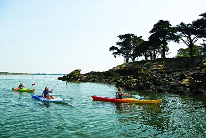 Balade nature au coucher du soleil sur le Golfe du Morbihan